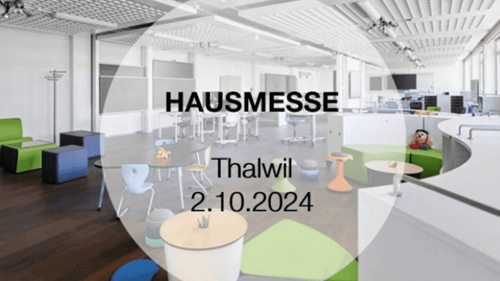 Hunziker In-House Exhibition Thalwil 2024 logo for the EBS trade fair page